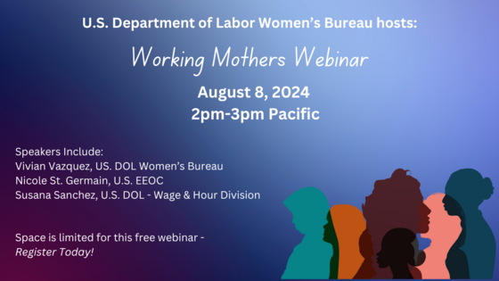 Free Webinar On August 8th On Protections For Pregnancy And Lactation ...