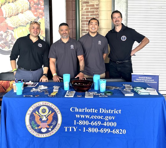 EEOC staff at the Hispanic Heritage Festival