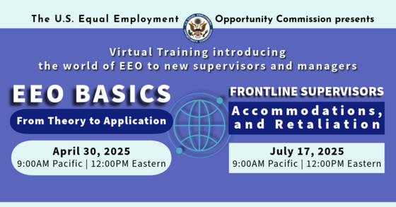 Introducing the world of EEO to new supervisors and managers