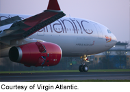 Virgin Atlantic airplane