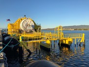 OE energy buoy docked at pearl harbor