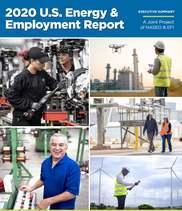 Cover of employment report.