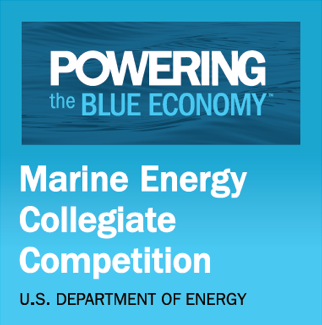 Banner that says "Marine Energy Collegiate Competition"