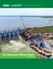 Cover page of the U.S. Hydropower Market Report