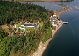 Aerial photo of PNNL Marine Energy Labs.