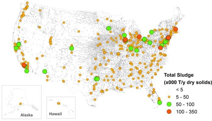BETO wastewater map