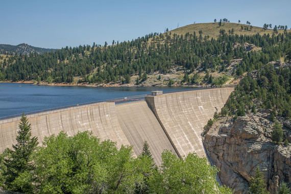 Hydropower dam.