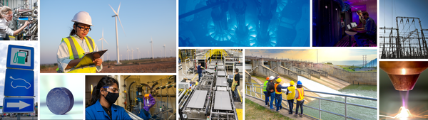 Energy technologies photo collage header