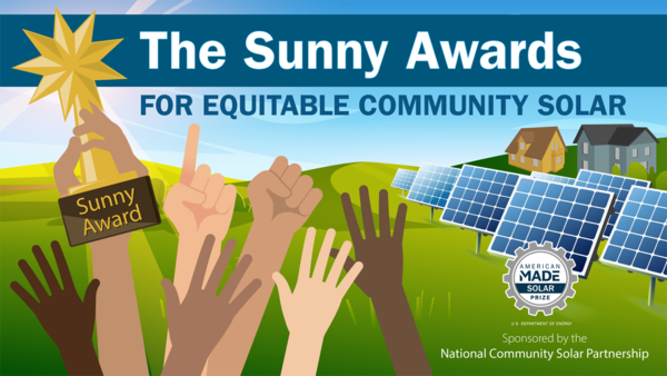 The Sunny Awards for Equitable Community Solar Graphic