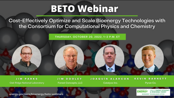 Banner with information about webinar