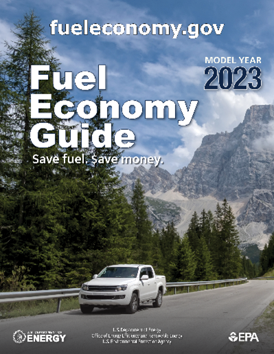 the cover page of the 2023 Fuel Economy Guide