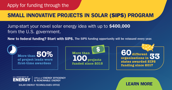SETO SIPS Funding Program Statistics