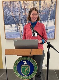 Dr. Erin Whitney speaks at Critical Minerals Day