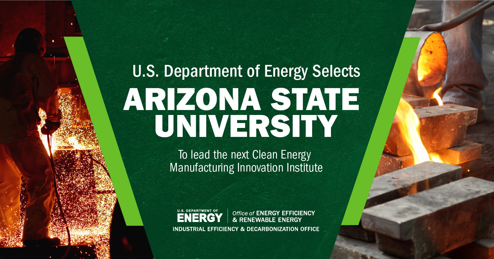 DOE Selects Arizona State University to Lead New Institute to Drive Industrial Decarbonizatio