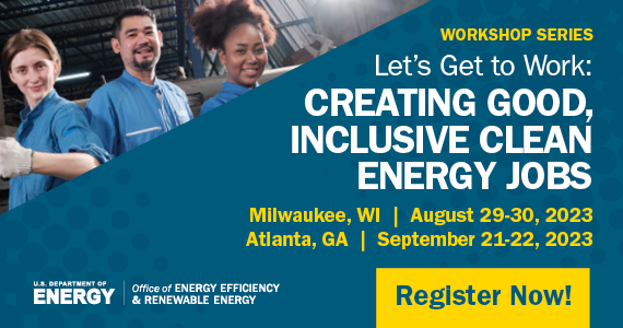 EERE Workforce Accelerator Seminar in Milwaukee and Atlanta