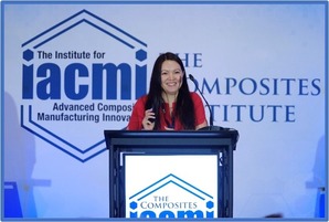 Huijuan Dai speaking a the IACMI meeting