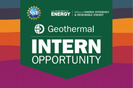 NSF-DOE Geothermal INTERN Opportunity