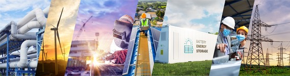 a collage of energy efficient technology