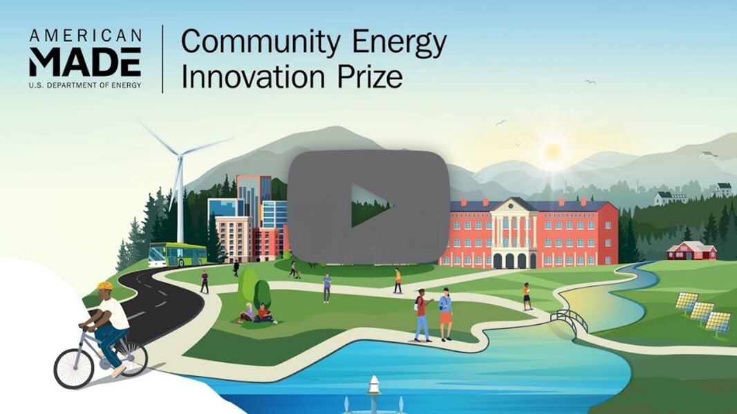 a thumbnail of the DOE’s Community Energy Innovation Prize video