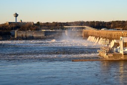 A hydropower dam
