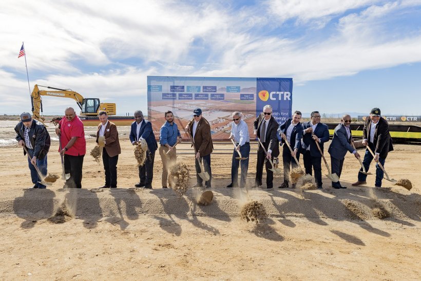 EERE's Jeff Marootian and others at the groundbreaking ceremony for CTR’s “Hell’s Kitchen” development by the Salton Sea