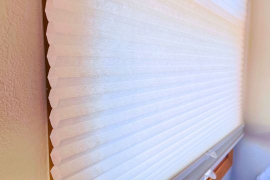 Cellular shades in a home