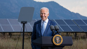 Joe Biden speaking in Colorado on energy investments. 