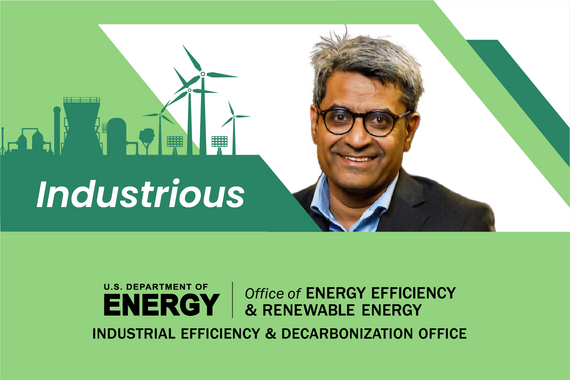 A headshot next to the title Industrious