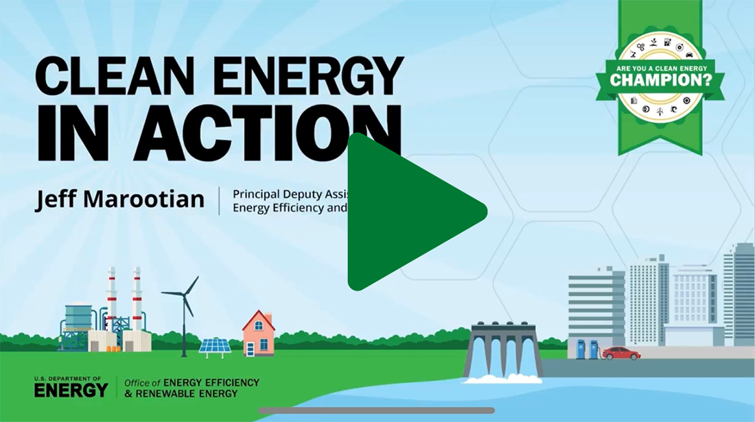 Clean Energy in Action graphic