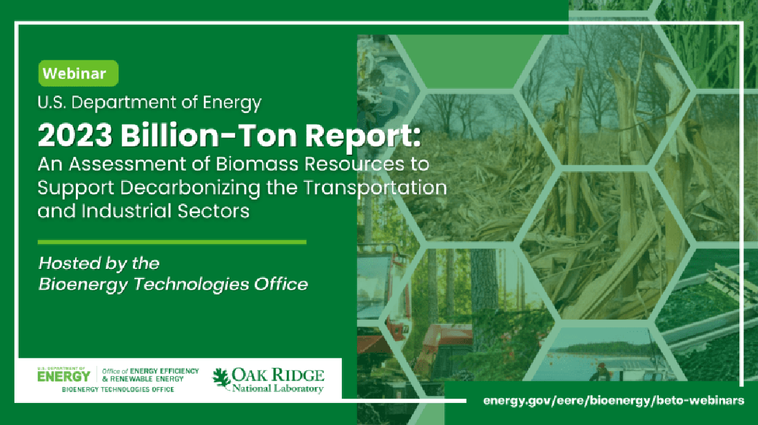 Billion Ton Report Webinar graphic