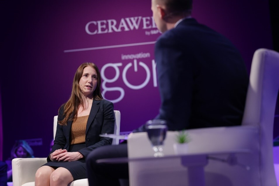Geothermal Technologies Office Director Lauren Boyd speaks on the “Geothermal: how big is it going to get?” panel at CERAWeek 2024.