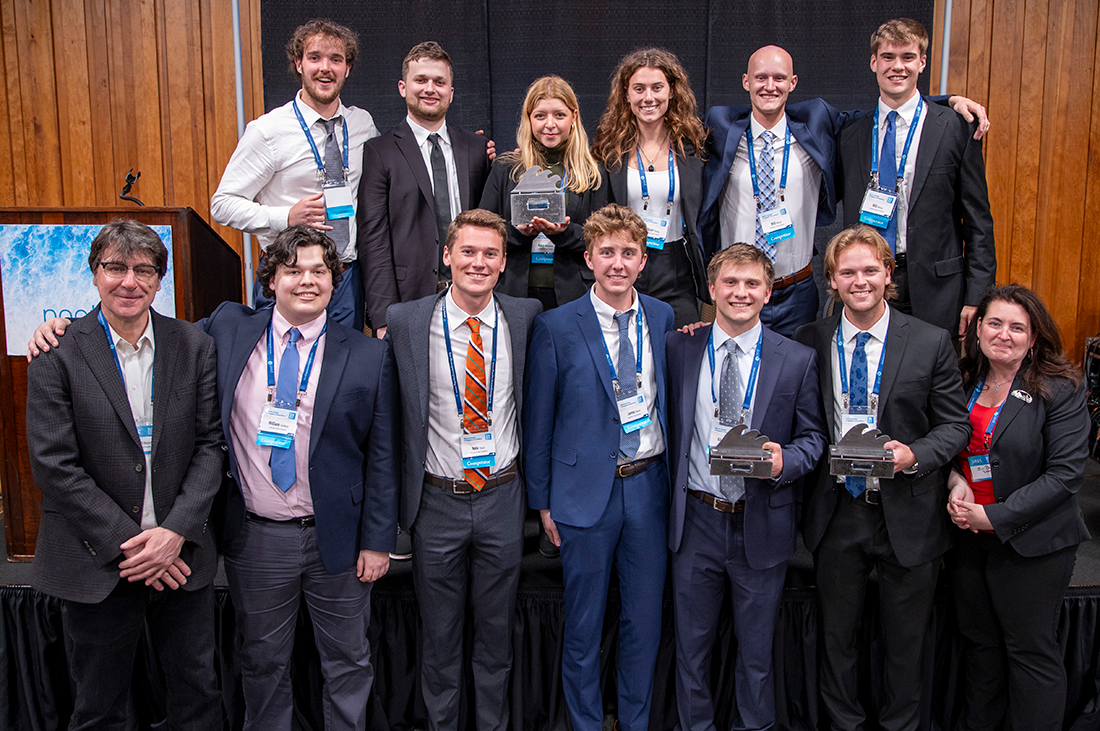 Marine Energy Collegiate Competition winning team