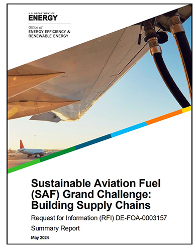 Sustainable Aviation Fuel Grand Challenge report cover