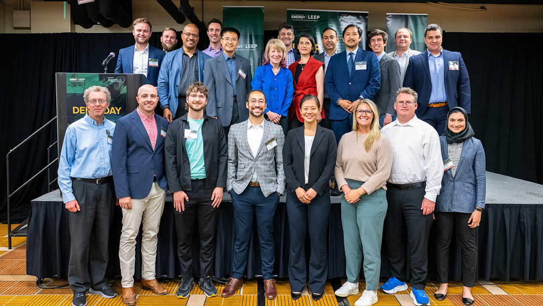 Under Secretary Geraldine Richmond welcomes innovators at the 2023 LEEP Demo Day. Photo courtesy of Argonne National Laboratory