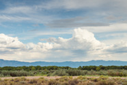 Horizon shot of open space in southwest america