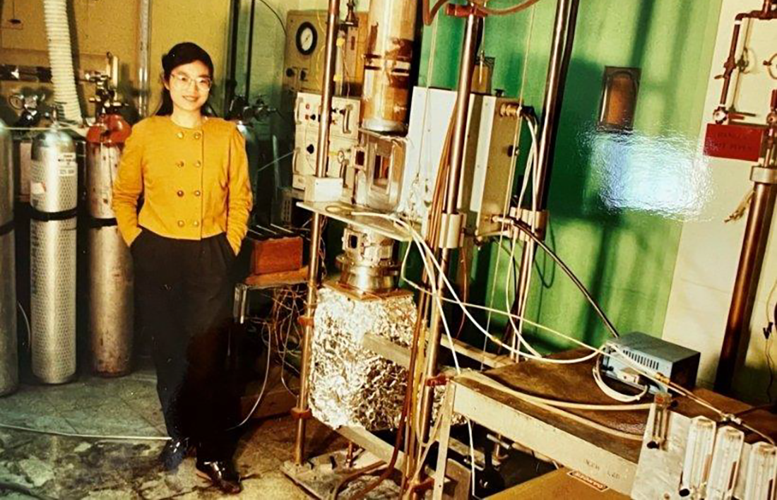 Chenn Zhou successfully built a combustion lab as a Ph.D. student at Carnegie Mellon.