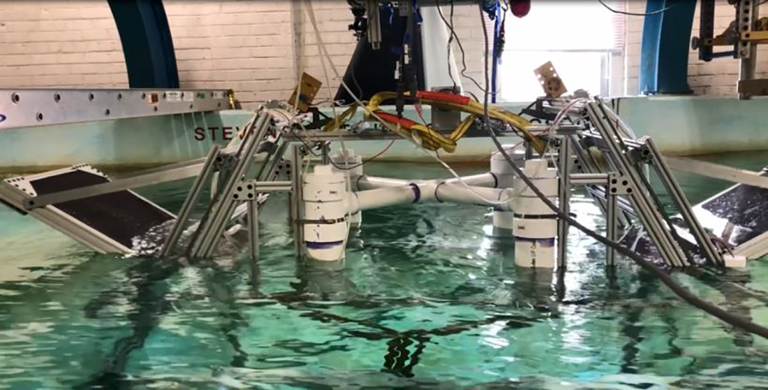 TEAMER helped E-Wave extensively test their WEC. Photo courtesy of E-Wave Technologies and Stevens Institute of Technology