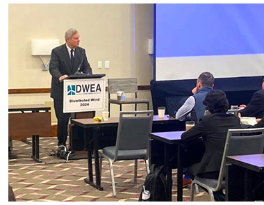 USDA Secretary Tom Vilsack addresses attendees at the DWEA conference in Arlington, WA.