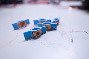 3D-printed components with copper wiring