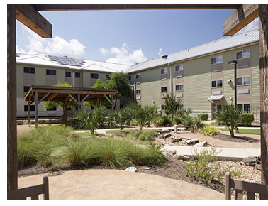 Foundation Communities property. Photo courtesy of Better Buildings 