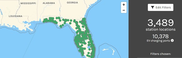 Florida EV Charging Ports