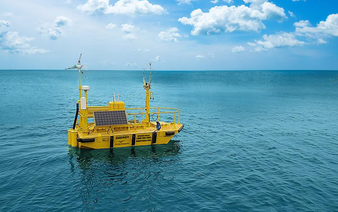 Lidar buoys off the coast of California