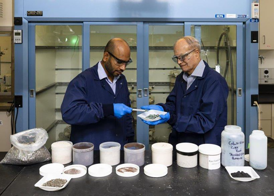 Syed Islam and Ramesh Bhave purify critical materials recovered by membrane solvent extraction