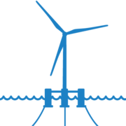 Offshore Wind Icon