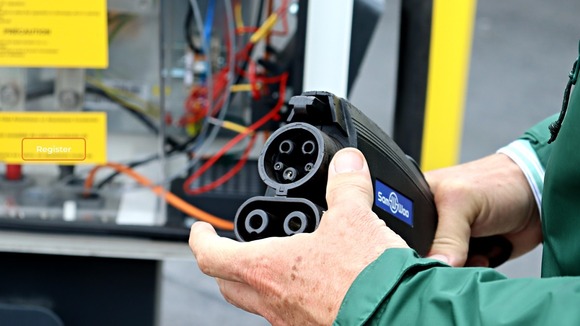 Electric School bus charging