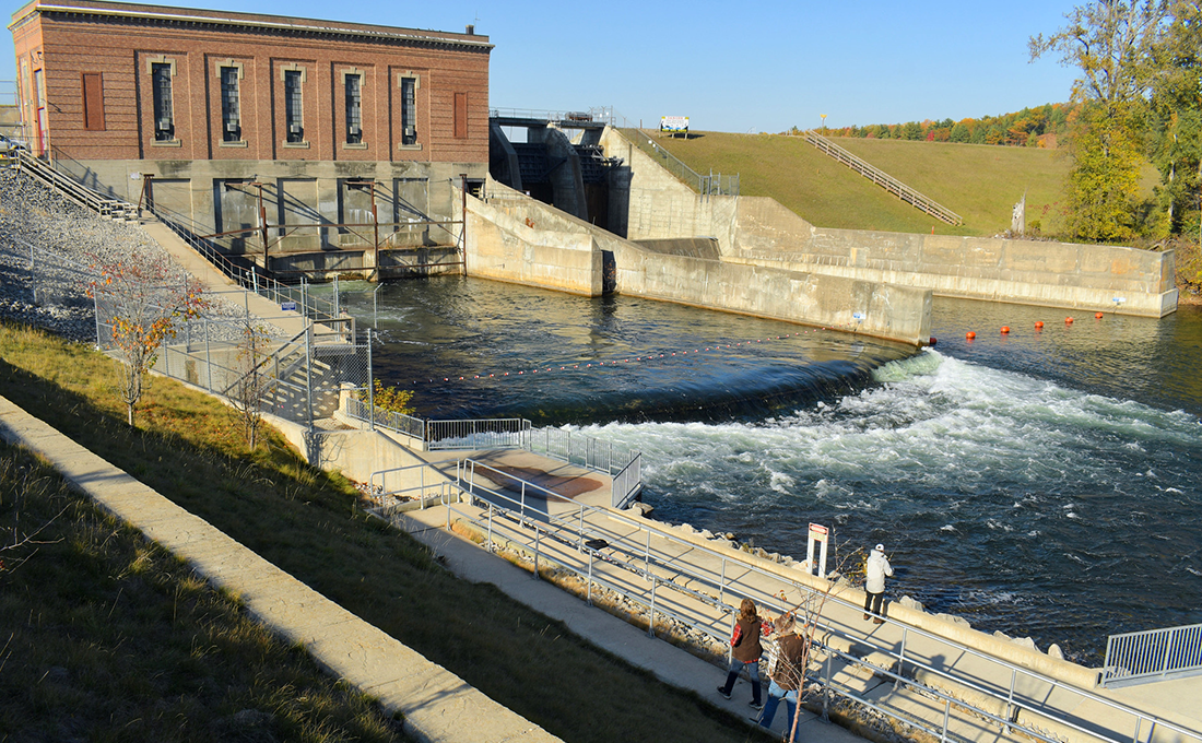 Hydroelectric building on Foote Dam