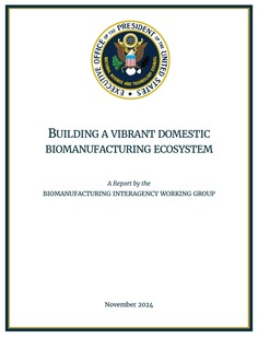 WH biomanufacturing report cover image