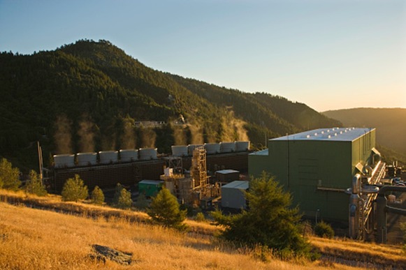 The Geysers Geothermal Power Plant in California