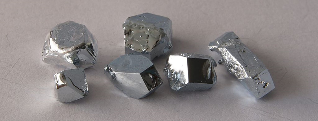 Gallium. Image courtesy of Maxim Bilovitskiy, CC BY-SA 4.0, via Wikimedia Commons.