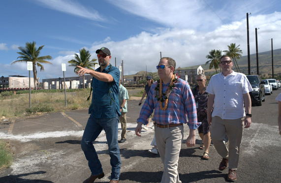 EPA Administrator Zeldin surveys recovery efforts in Maui, Hawaii.